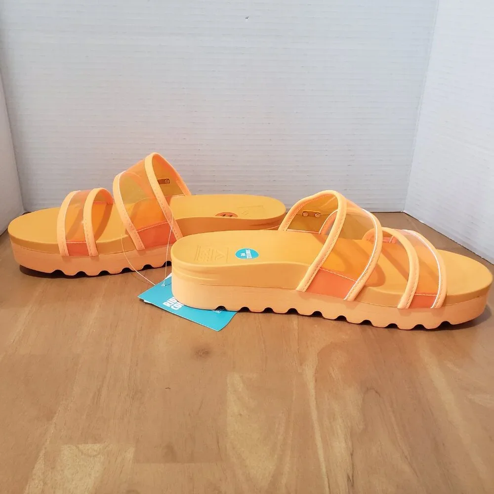 Reef Women's Vista‎ Hi-Energy Cushion Comfort Sandals Orangeade Color Sz 11 New